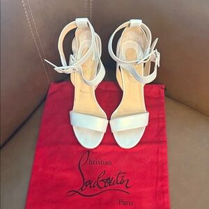 Christian Louboutin Cream Heels